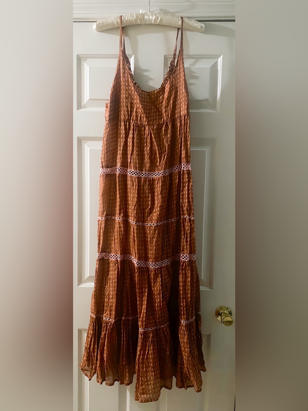 Free People- Midnight Dance Print Sleeveless Maxi Dress - Picture 3 of 5